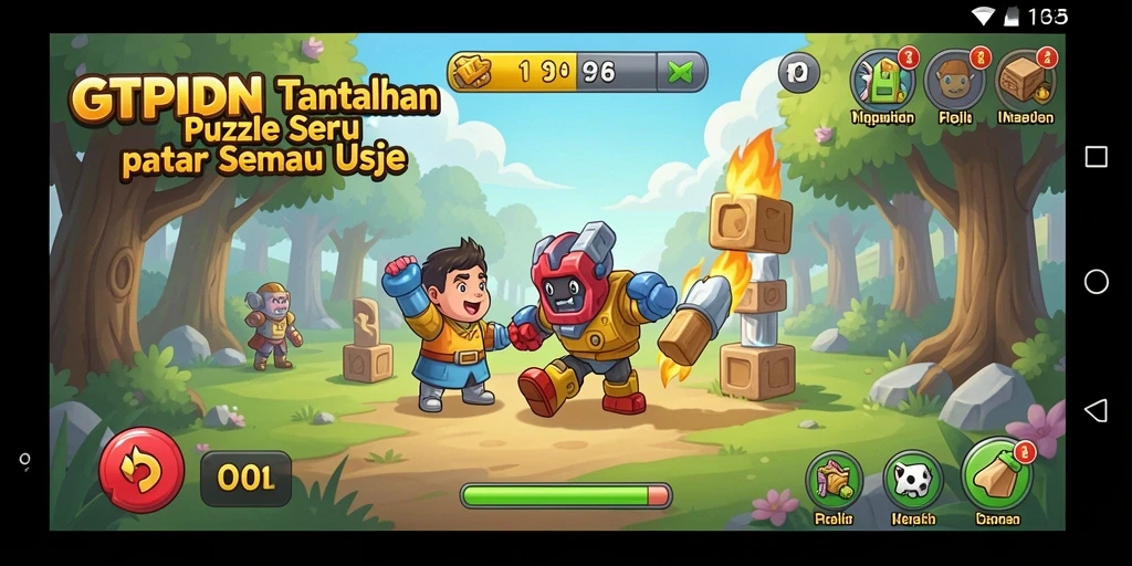 Gameplay GTPIDN yang menarik dengan berbagai teka-teki menantang.