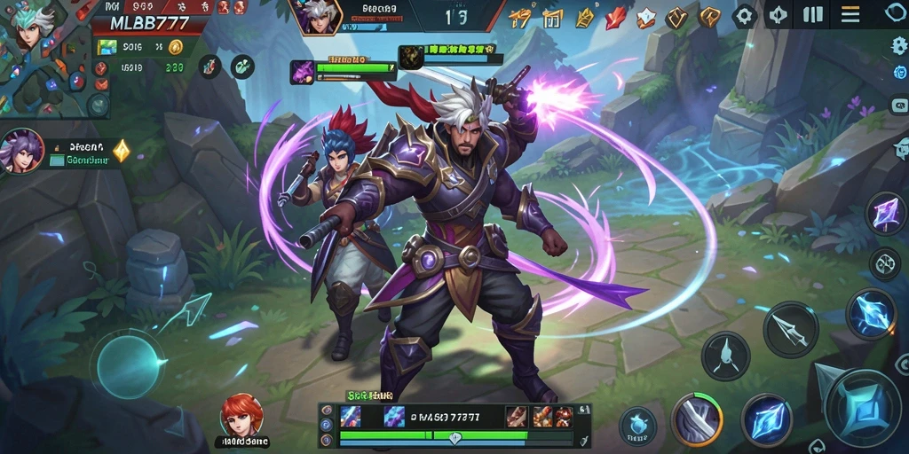 Tampilan gameplay menarik dari game musik MLBB777.