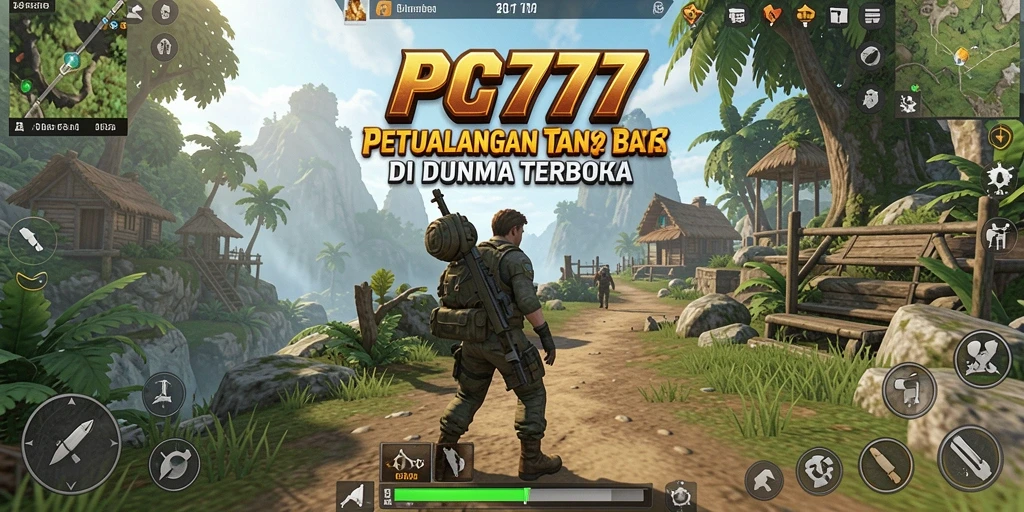 Gameplay PC777 yang menegangkan dan menarik dalam dunia terbuka.