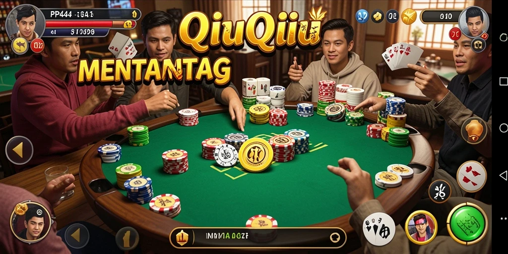 Tampilan menarik dari gameplay PP444 QiuQiu.